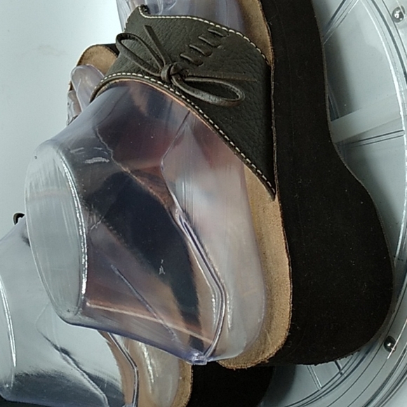 Vintage 1990s Y2K chunky square toe shoes 6M - Picture 6 of 10